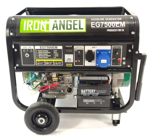 Генератор бензиновий Iron Angel EG 7500 EМ