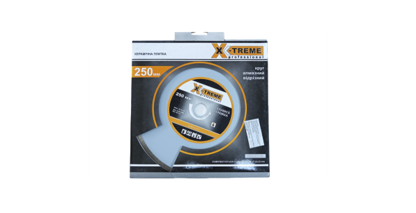Диск алмазний X-Treme 250x25,4x2,6 мм
